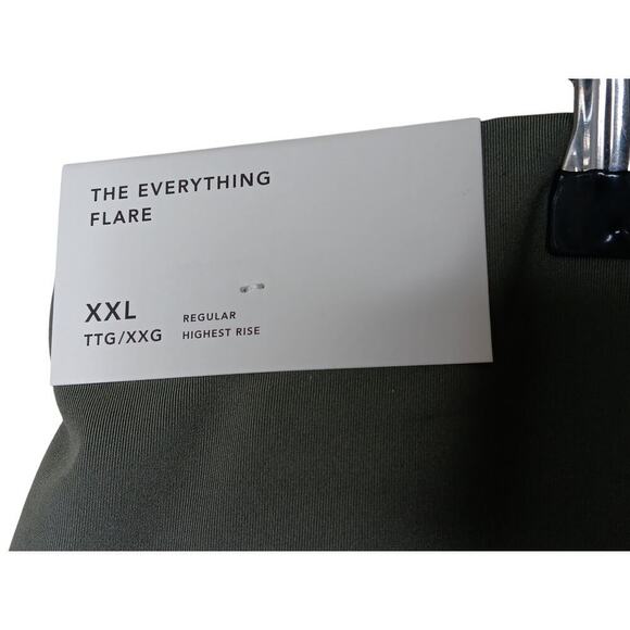 New AMERICAN EAGLE The Everything Flare Pant Legging In Olive Green SZ XXL - Picture 13 of 16